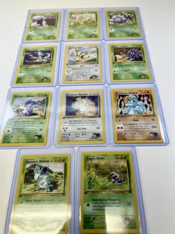 Pokemon WOTC 1st Edition Lot Of 11 Gym Challenge/Heroes Vintage - Image 1