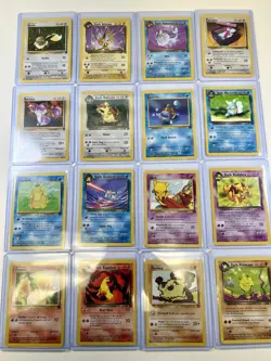 Pokemon Team Rocket 16 Card Lot Non Holo Common Uncommon LP-NM WOTC Unlimited - Image 1