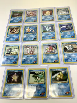 Pokemon WOTC 1st Edition Gym Challenge Misty Gym Leader Card Lot Of 15 LP - Image 1
