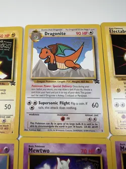 Pokemon WOTC Movie Black Star Promo Lot Of 6 Pikachu, Mew, Mewtwo, Dragonite - Image 3