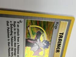 Pokemon TCG Koga Gym Challenge Trainer Holo Card 19/132 - Image 3