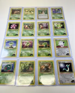 Pokemon WOTC Gym Challenge Erika Gym Leader Card Lot Of 16 NM/LP Vintage - Image 1
