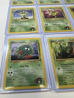 Pokemon WOTC Gym Challenge Erika Gym Leader Card Lot Of 16 NM/LP Vintage - Image 2