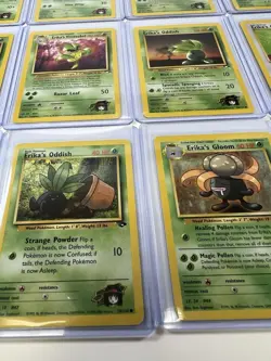 Pokemon WOTC Gym Challenge Erika Gym Leader Card Lot Of 16 NM/LP Vintage - Image 3