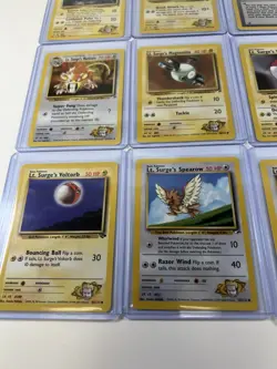 Pokemon WOTC Gym Challenge Lt. Surge Gym Leader Card Lot Of 12 NM/LP Vintage - Image 3