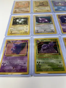Pokemon TCG Fossil Vintage Non Holo Rare Lot Of 9 Lapras Gengar Ditto Raichu - Image 3