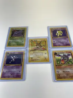 Pokemon TCG 1st Edition Fossil Vintage Non Holo Rare Lot Of 5 Muk Raichu - Image 2