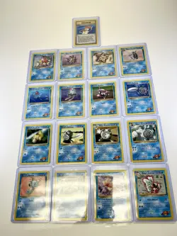 Pokemon WOTC Gym Challenge Misty Gym Leader Card Lot Of 17 NM/LP Vintage - Image 1