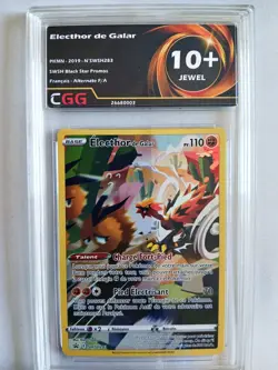 Carte pokemon Francais Electhor de Galar (SWSH 283) Star Promos CGG 10+ 26680003 - Image 1