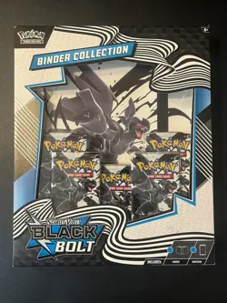 Pokemon Black Bolt Binder Collection SEALED 250001 - Image 1
