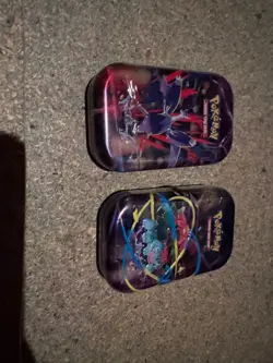 Pokemon TCG Mega Evolutions Heroes Mini Tin X 2 - Factory Sealed - Image 1