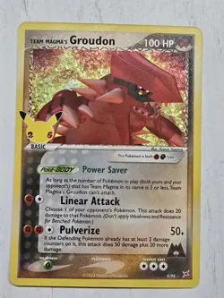 Pokemon TCG Team Magma's Groudon 9/95 Celebrations: Classic Collection Holo - Image 1