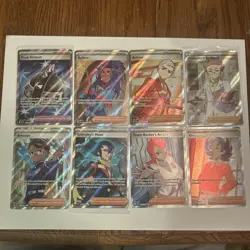 Pokemon TCG Lot Of 8 Full Art Trainers ALL MINT CONDITION - Image 1