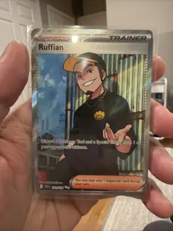 Pokemon TCG Ruffian 181/159 Ultra Rare Full Art Holo Journey Together JTG - Image 1