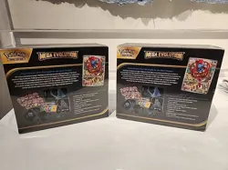 2x Pokemon Mega Evolution Lucario ETB Elite Trainer Box - NEW SEALED LOT (Tear) - Image 3