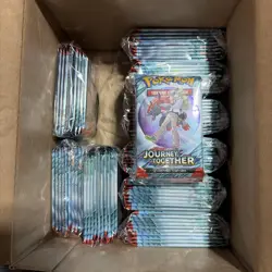 Pokemon TCG- Journey Together Brand New Sealed Booster Packs Lot of 100 Packs! - Image 1