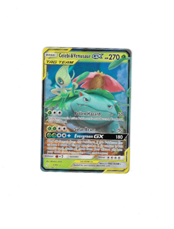 Pokemon Team Up Celebi & Venusaur GX 1/181 Ultra Rare Sun and Moon NRMT - Image 3