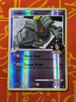 POKEMON TCG DUSKNOIR FB 26/147 REVERSE HOLO RARE EXCELLENT SUPREME VICTORS - Image 1