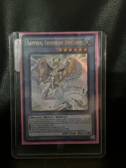 Saffira, Queen of Dragons - DUEA-EN050 - Ultra Rare - Unlimited Edition Duelist - Image 1