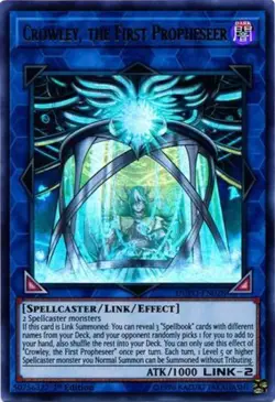 Yugioh! LP Crowley, the First Propheseer - DUPO-EN028 - Ultra Rare - 1st Edition - Image 1