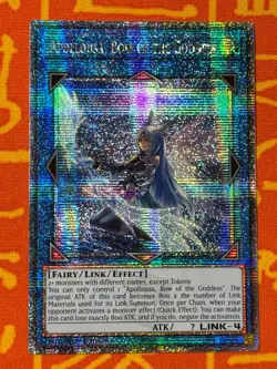 YUGIOH APOLLOUSA, BOW OF THE GODDESS QUARTER CENTURY SECRET RARE NM RA02-EN040 - Image 1