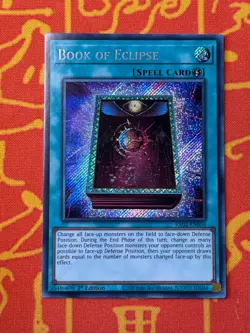 YUGIOH BOOK OF ECLIPSE SECRET RARE NM RA02-EN054 - Image 1