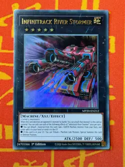 YUGIOH INFINITRACK RIVER STORMER ULTRA RARE 1ST EDITION NM MP20-EN212 - Image 1