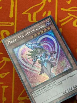 YUGIOH DARK MAGICIAN GIRL SECRET RARE LIGHT PLAY MVP1-ENS56 - Image 3