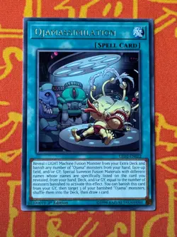 YUGIOH OJAMASSIMILATION RARE 1ST EDITION NM LED2-EN022 - Image 1