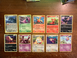 10 VINTAGE Pokemon Cards from Various Classic Sets!! - Image 1