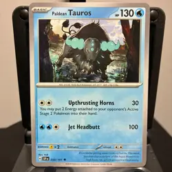 Paldean Tauros - 039/191 - Pokemon Surging Sparks 2024 - Uncommon Card NM - Image 1