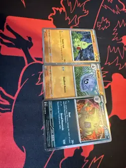 Pokemon TCG Larvitar + Pupitar + Tyranitar COSMO FOIL PROMO Cards NM/M - Image 1