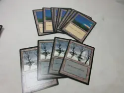 BASIC LANDS ICE AGE 80 CARD LOT MTG ISLAND FOREST MOUNTAIN PLAINS SWAMP #619 - Image 5