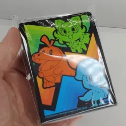 Pokemon TCG 2023 Paldea Evolved ETB Card Sleeves 65ct. Sprigatito Fuecoco Quaxly - Image 3
