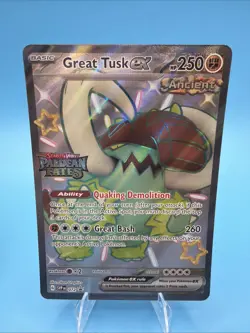 Paldean Fates Great Tusk Ex & Iron Treads Ex Stamped Promo Cards - Image 2