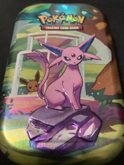 *EMPTY* Pokemon Prismatic Mini Tin - Espeon - NO COIN. NO ART CARD. NO PACKS #2 - Image 1