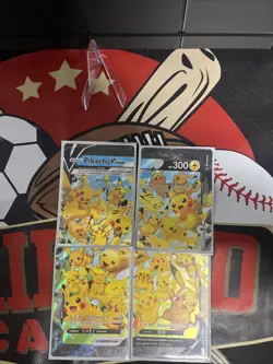 Pikachu V-Union [Set of 4] SWSH: Sword & Shield Promo Cards Holo - Image 1