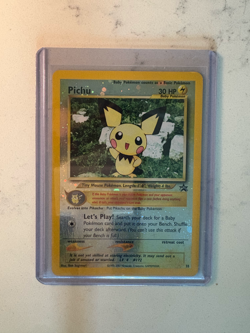 Pichu Movie Promo 35/53 Lightly Played Reverse Holo WoTC Promo Pokemon Card TCG - Image 1