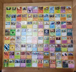 Pokemon Cards Bundle Joblot Mixed Era Holo's Reverse's Rares 96 Cards - Image 1