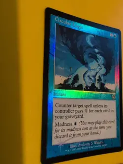 MTG 2 Card. Circular Logic,Deep Analysis Old Vintage shooting star Foil. Torment - Image 5