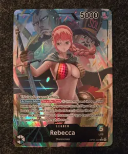 Rebecca Alt Art Card OP04-039 Leader Kingdoms Intrigue One Piece TCG - English - Image 3
