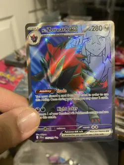 N'S ZOROARK EX 185/159 Secret Rare Pokemon Journey Together Card 2025 - Image 5