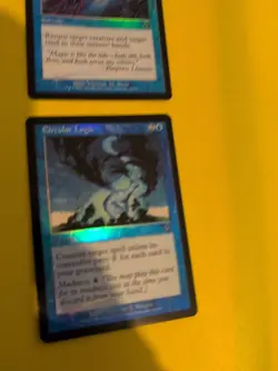 MTG Card x2 Circular Logic & Churning Eddy . Old Vintage Foil. Torment. - Image 1