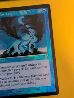 MTG Card x2 Circular Logic & Churning Eddy . Old Vintage Foil. Torment. - Image 5