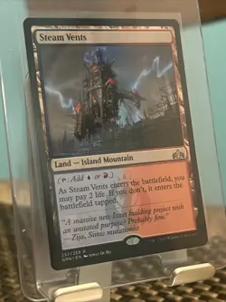 MTG 1x Steam Vents # 257 Guilds of Ravnica Modern Magic the Gathering Card x1 NM - Image 1