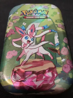 *EMPTY* Pokemon Prismatic Mini Tin - Sylveon - NO COIN. NO ART CARD. NO PACKS #2 - Image 1