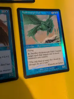 MTG 3 Card. Hydromorph Guardian, Gull & Balshan Collaborator Foil. Torment. - Image 2