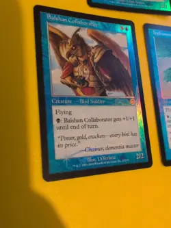 MTG 3 Card. Hydromorph Guardian, Gull & Balshan Collaborator Foil. Torment. - Image 3