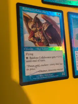 MTG 3 Card. Hydromorph Guardian, Gull & Balshan Collaborator Foil. Torment. - Image 4