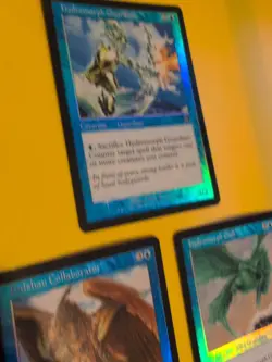 MTG 3 Card. Hydromorph Guardian, Gull & Balshan Collaborator Foil. Torment. - Image 5